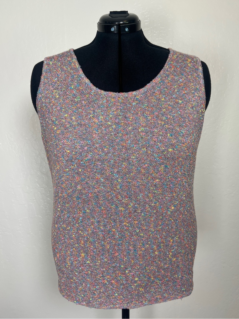 FOCUS by SHANI Women’s Size L Marled Knit Cardigan & Shell Floral Sweater Set - Picture 4 of 14